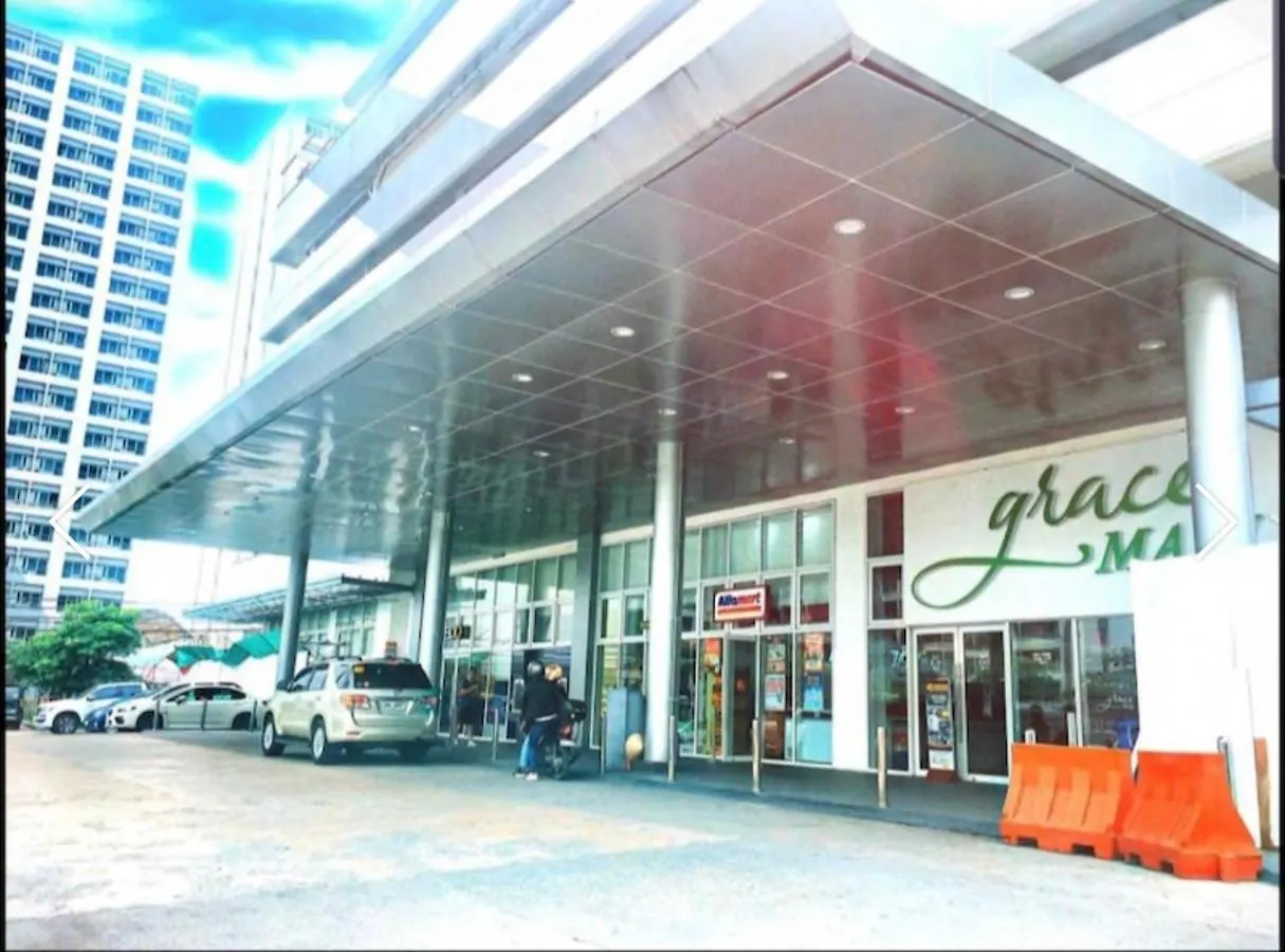 Taguig City Grace Residences With Small Balcony Manila Lägenhet